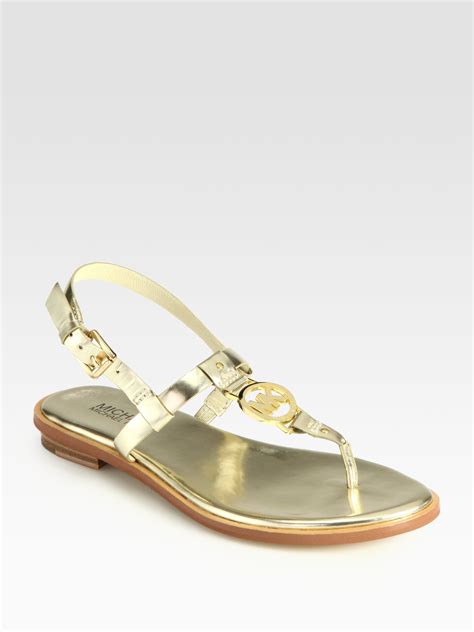 Michael kors gold sandals + FREE SHIPPING 